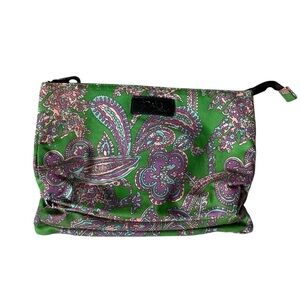 JO & JO Australia Floral Paisly Printed Toiletry Makeup Clutch Pouch Bag